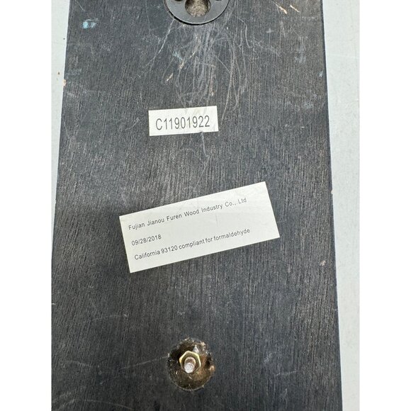 Decorative Wooden Wall Art with Spoon Hanging Hook Blue READ - Picture 6 of 6